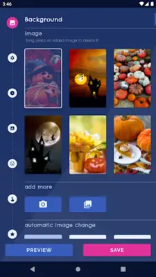 Halloween Live Wallpaper android App screenshot 7